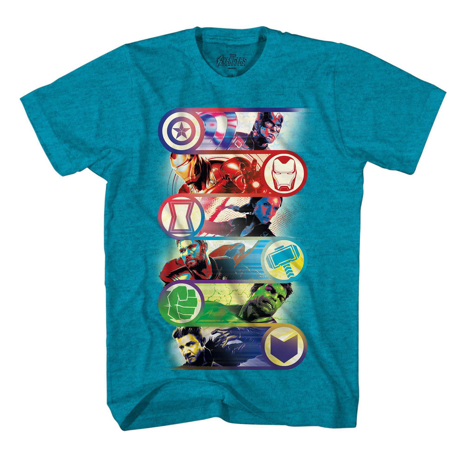 Boys Marvel Team Icons T-shirt