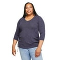 thumbnail image 1 of Iyla Women's Plus Side Ruched Top, 1 of 6