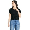thumbnail image 1 of T-shirt avec nœud devant George pour femmes, 1 of 6