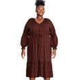 thumbnail image 1 of George Women's Plus V-Neckline Dress, 1 of 6