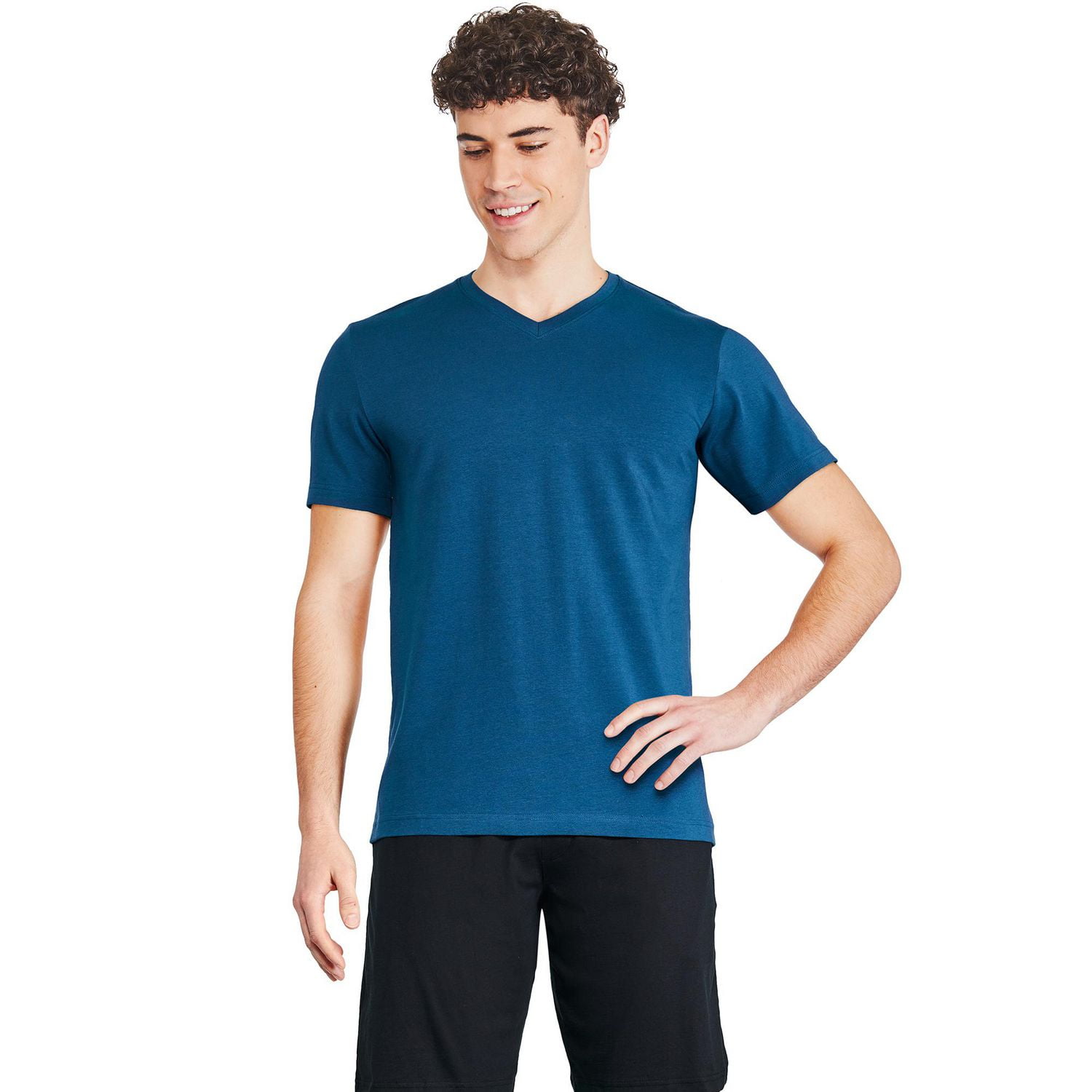 George Men's Stretch V-Neckline Tee - Walmart.ca