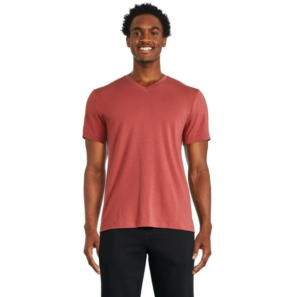 George Men's Stretch V-Neckline Tee - Walmart.ca
