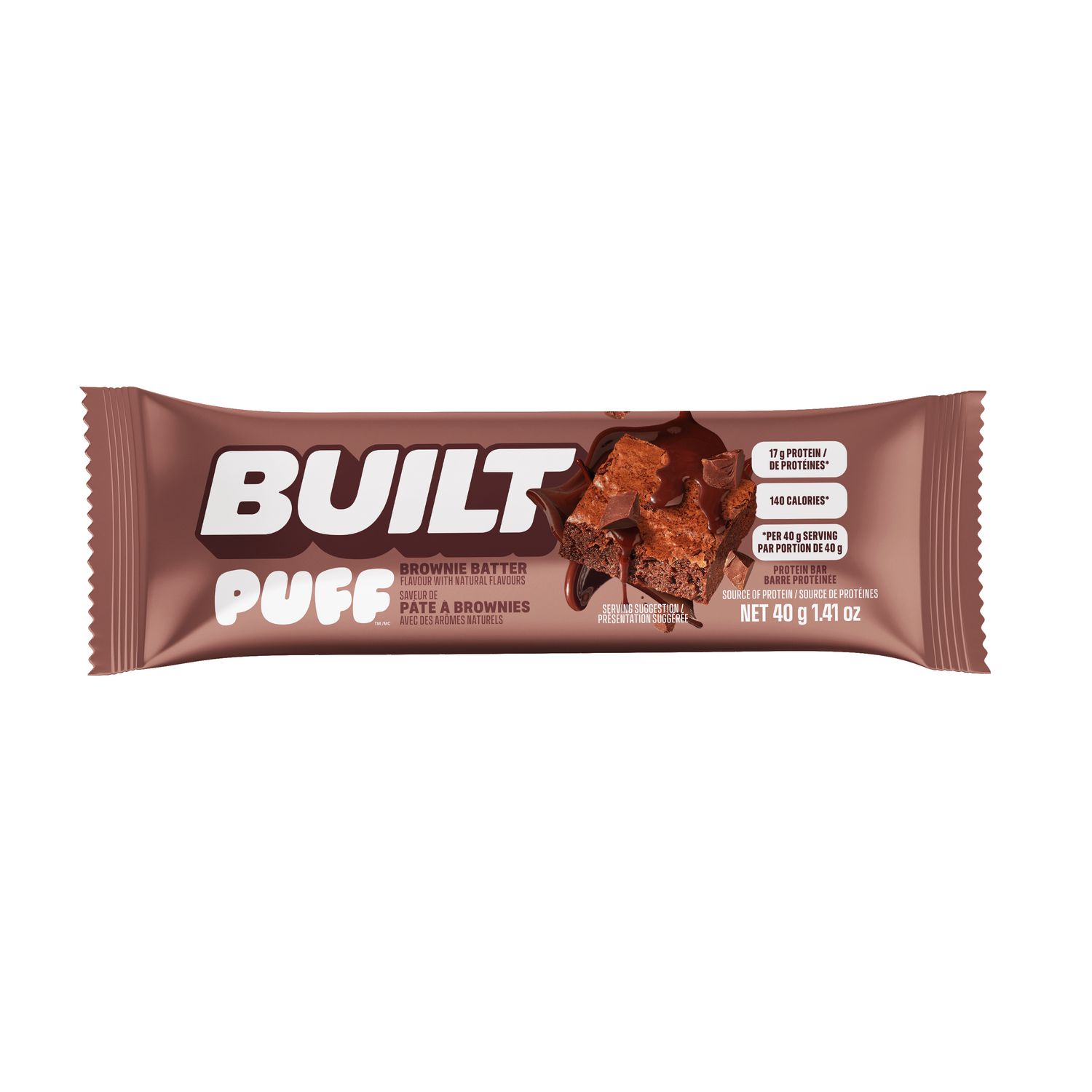 Built Puffs Brownie Batter