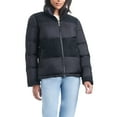 thumbnail image 1 of Sam & Libby Women's Short Puffer Jacket with Tweed Panels, 1 of 8