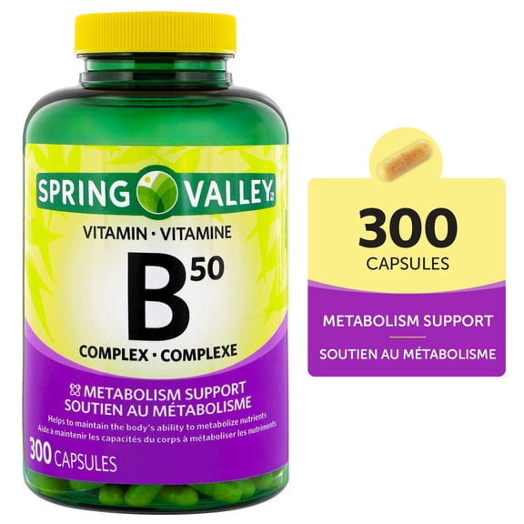 Spring Valley Vitamin B 50 Complex VALUE SIZE