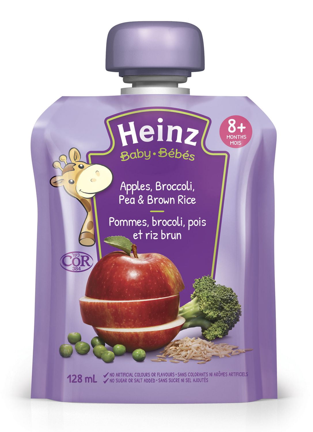 Heinz Baby Apple, Broccoli, Peas, & Brown Rice Pouch Walmart Canada