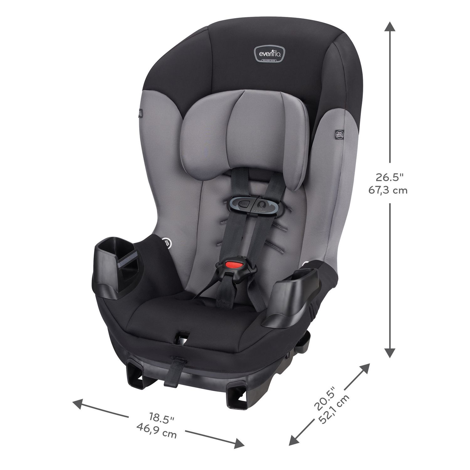 Evenflo Sonus Convertible Car Seat, Child Weight 5-50 lbs
