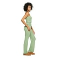 thumbnail image 2 of No Boundaries Women's Rib Cami Pajama 2-Piece Set, 2 of 6