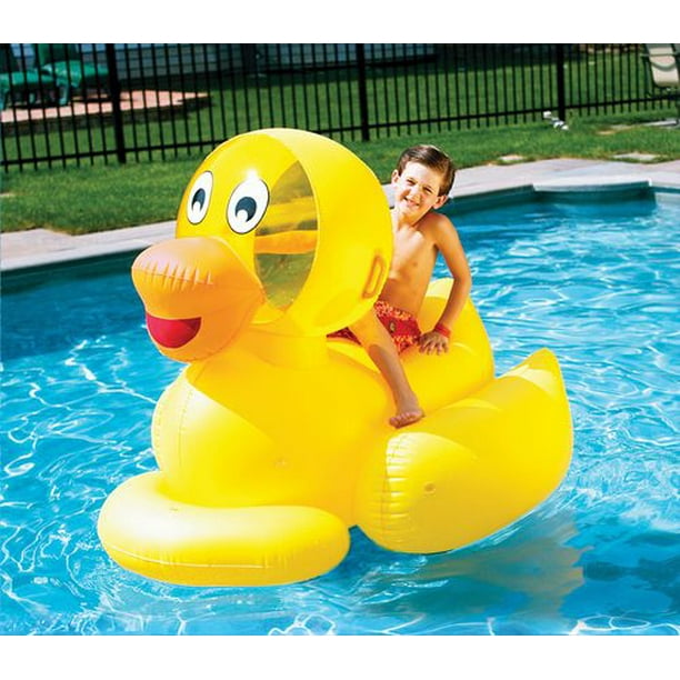 Jouet à chevaucher gonflable de piscine Giant Ducky de 60 po. (1,52 m)