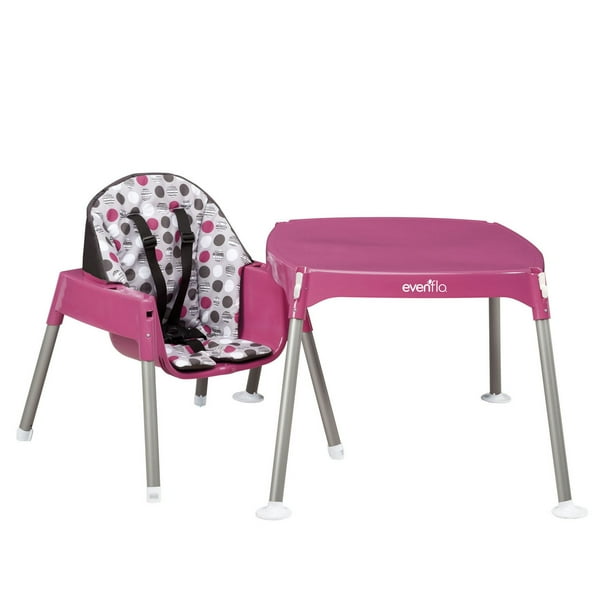 DREAMADE 3 en 1 Chaise Haute Bébé Convertible 6-36Mois avec Siège Réglable, Chaise d'Alimentation