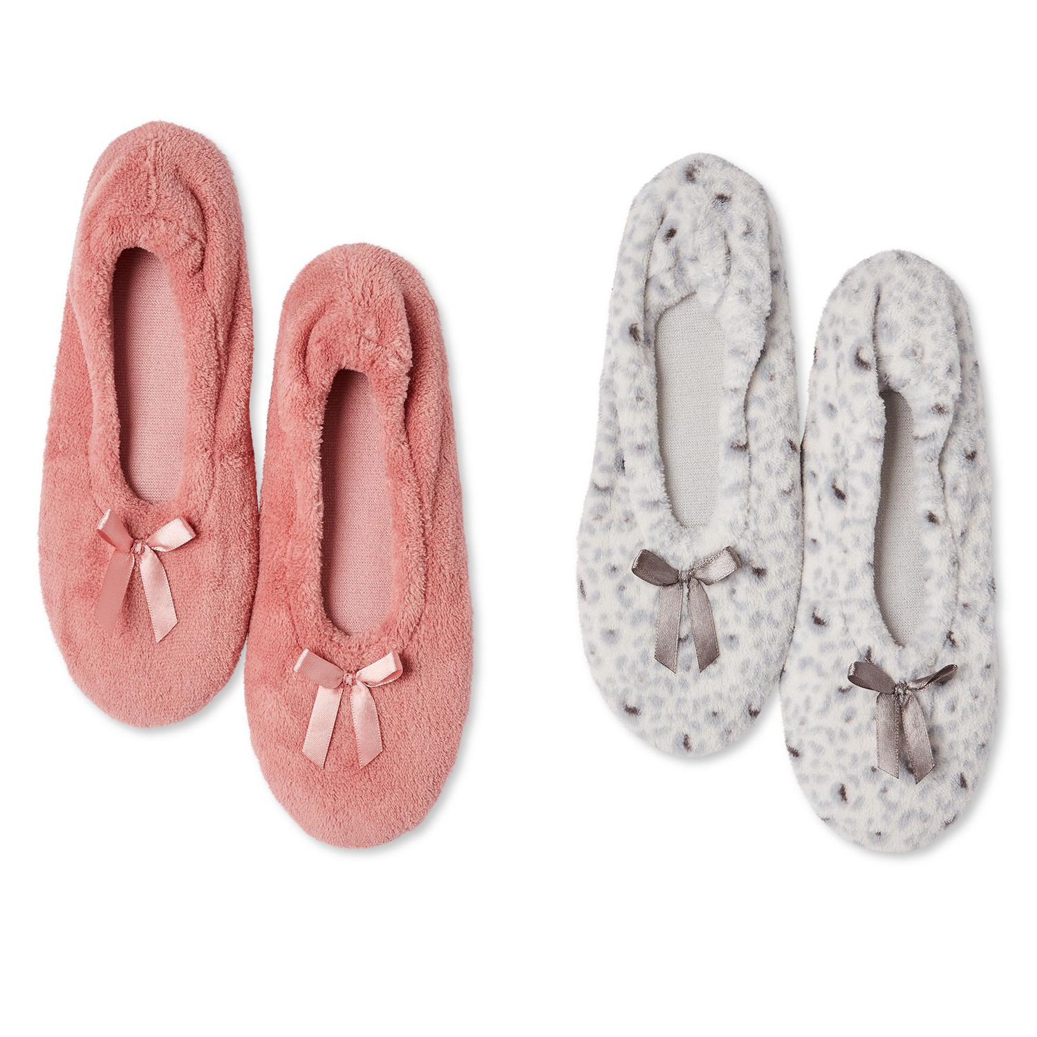 Lot de 2 paires de pantoufles George pour femmes