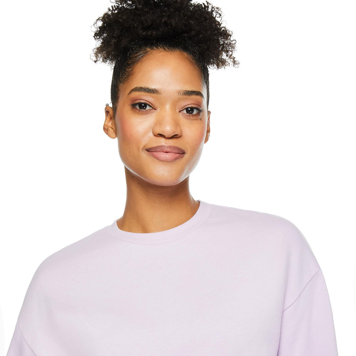 No Boundaries Women's Cropped Fleece Popover
