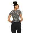 thumbnail image 3 of No Boundaries Women's Henley Tee, 3 of 6