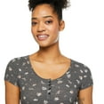 thumbnail image 4 of No Boundaries Women's Henley Tee, 4 of 6