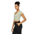 thumbnail image 2 of T-shirt henley No Boundaries pour femmes, 2 of 6