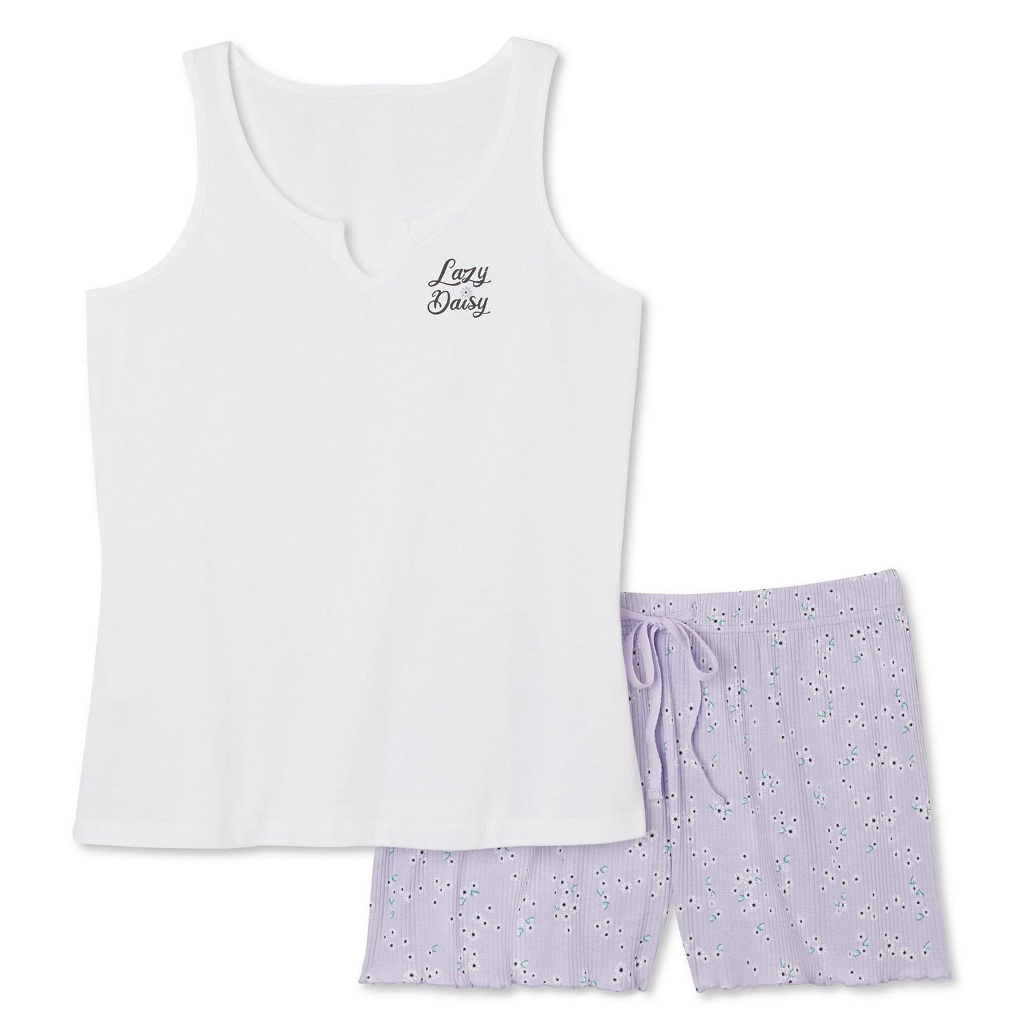 George Women's Tank and Rib Short 2-Piece Set