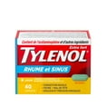 thumbnail image 2 of Tylenol Cold & Sinus Daytime, Extra Strength, Fever Relief, 500mg Acetaminophen, Pseudoephedrine Hydrochloride, 40 Caplets, 2 of 7