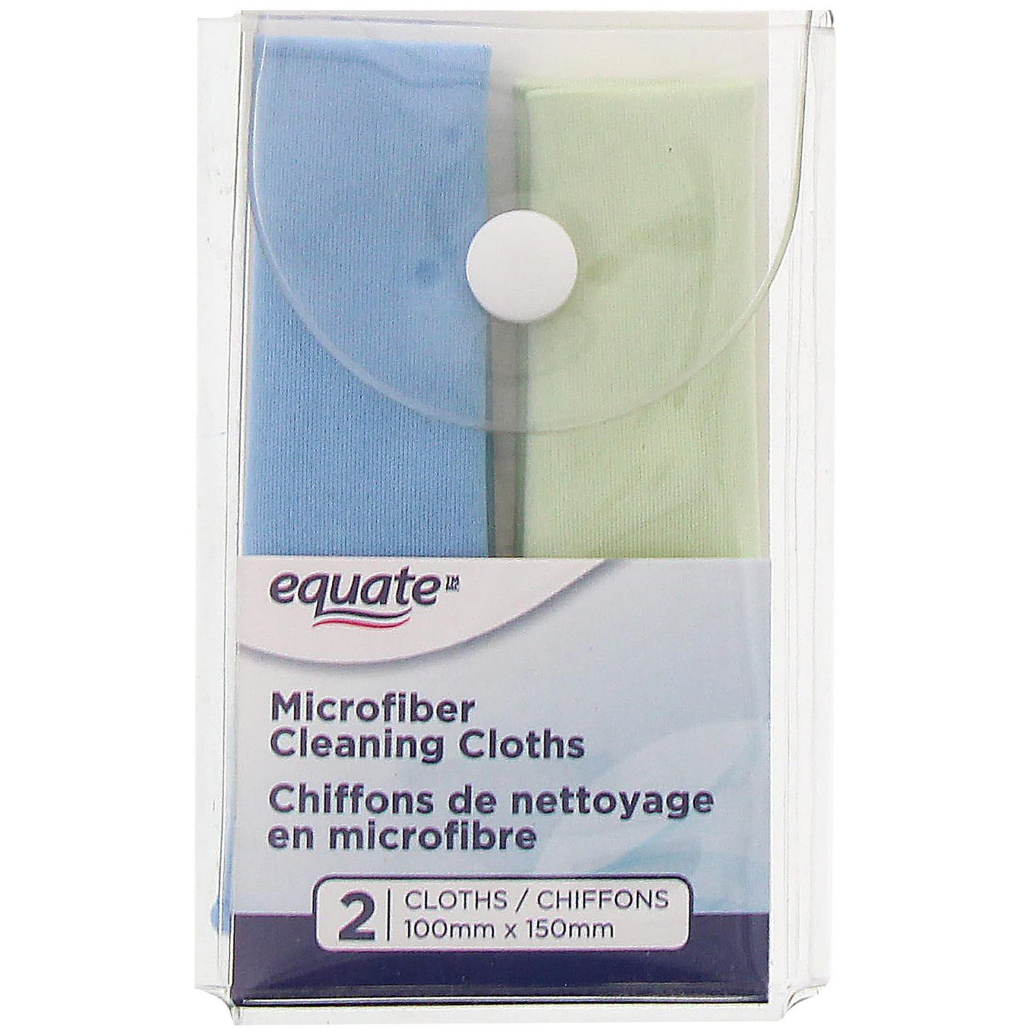 Equate Microfiber Cleaning Cloths, Equate Eyeglass Cleaner Cloths 