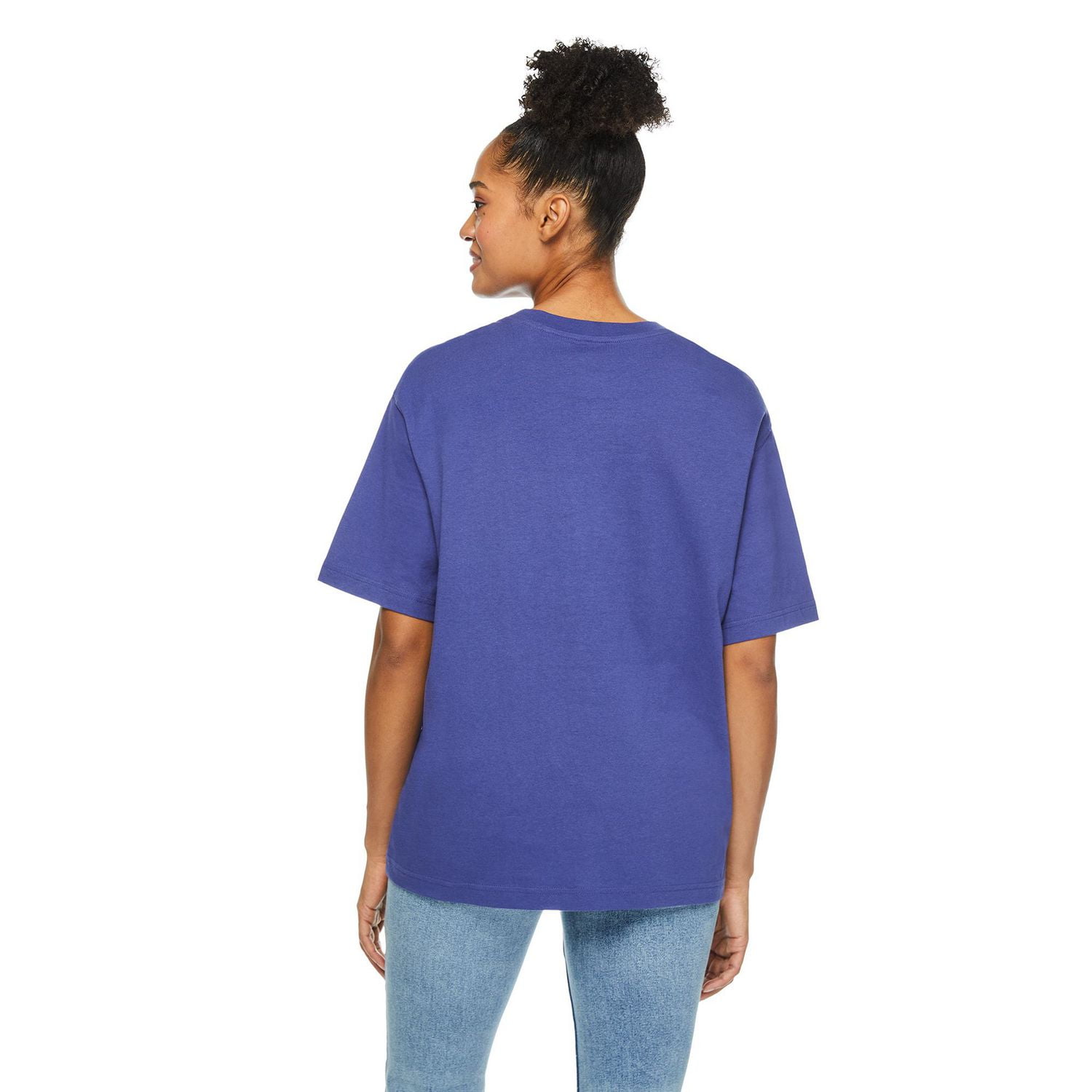 T-shirt surdimensionné No Boundaries pour femmes Tailles TP–TTG