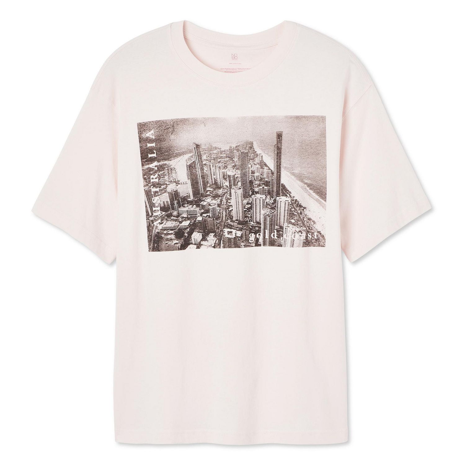 No Boundaries Women's Oversized Tee, Sizes XS-XXL