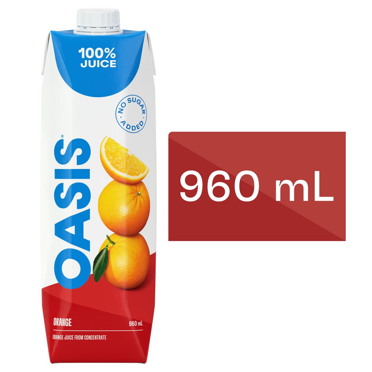 Oasis Classic Orange Juice from concentrate Walmart Canada