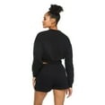thumbnail image 3 of No Boundaries Women's Cropped Fleece Popover, 3 of 6