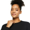 thumbnail image 4 of No Boundaries Women's Cropped Fleece Popover, 4 of 6