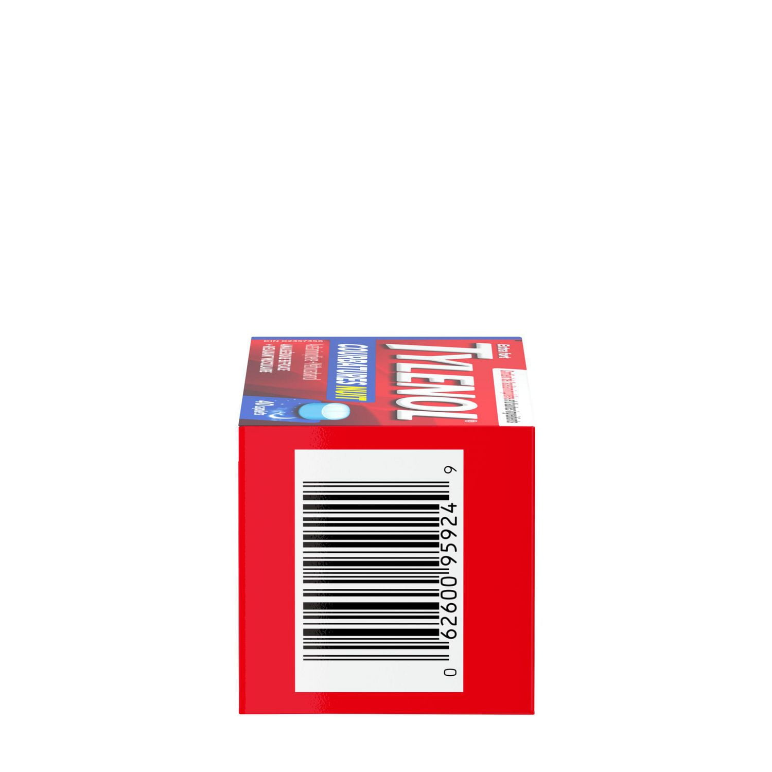 Tylenol Extra fort Nuit Soulagement des douleurs corporelles et relaxant musculaire Caplets 40 pièces