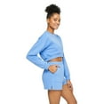 thumbnail image 2 of No Boundaries Women's Cropped Fleece Popover, 2 of 6