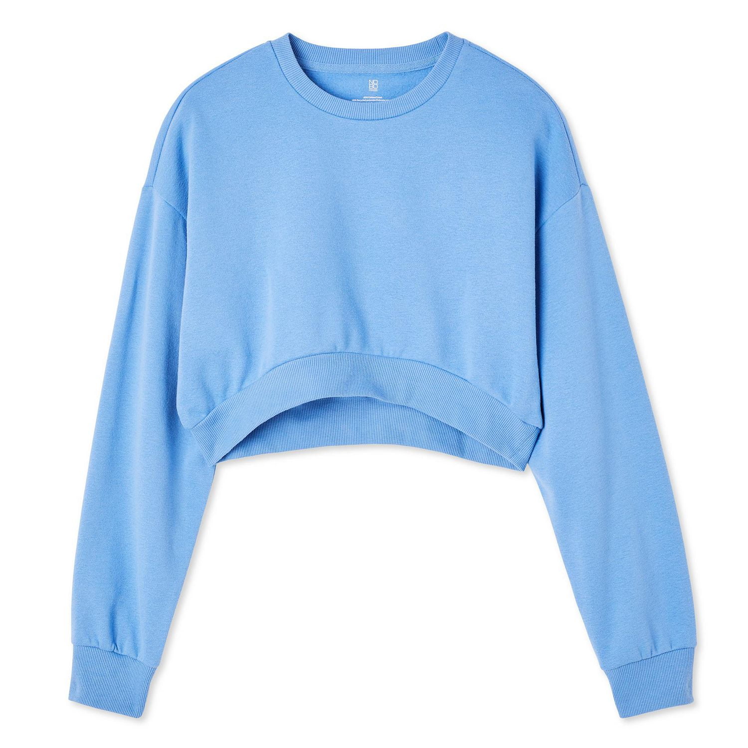 Chandail en molleton écourté No Boundaries pour femmes