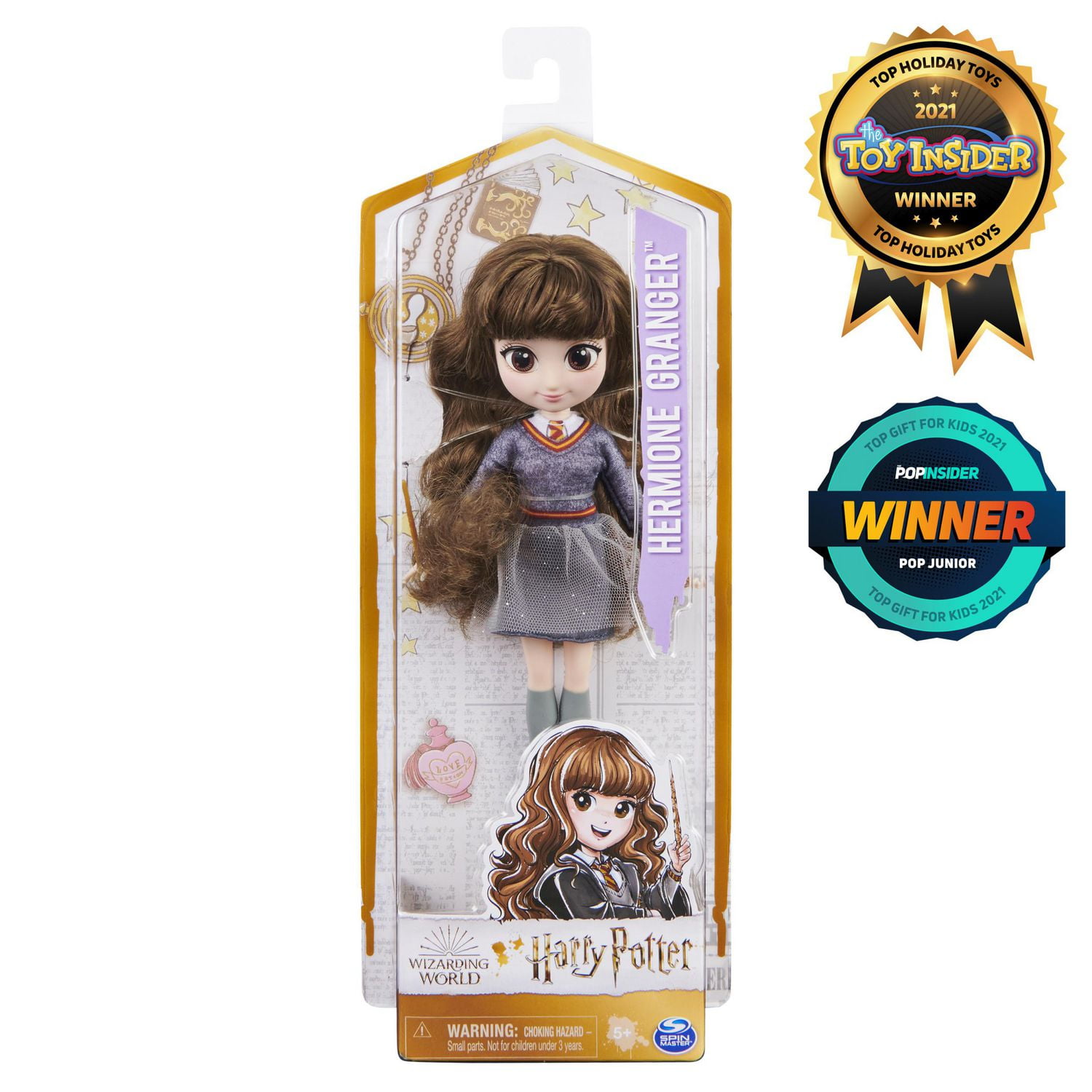 Wizarding World, 8-inch Hermione Granger Doll, Kids Toys for Girls