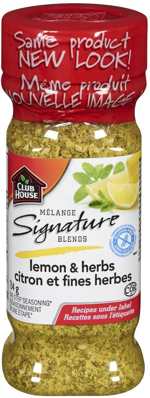 Club House, Signature Blend, Lemon&Herbs 134g Walmart Canada
