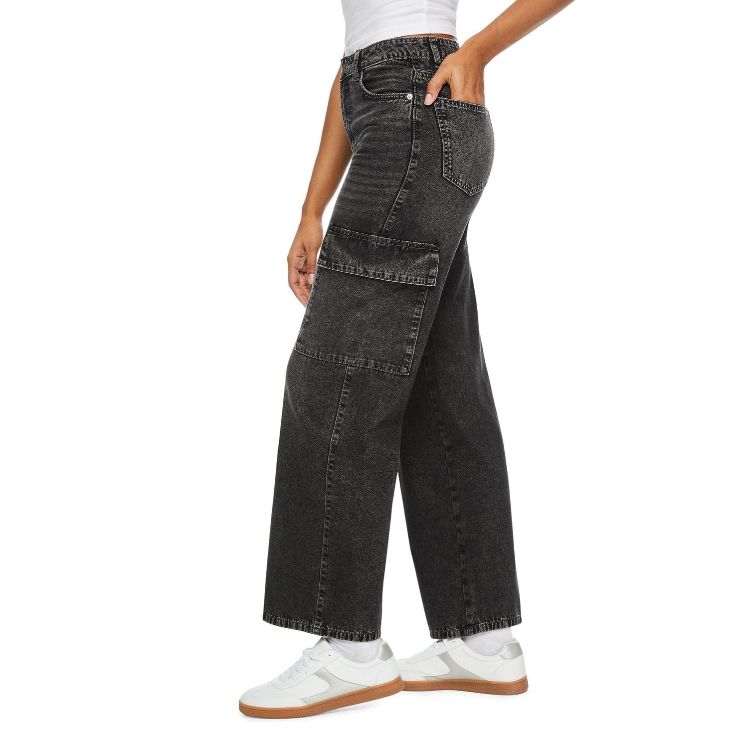 No Boundaries Women's Baggy Cargo Pant