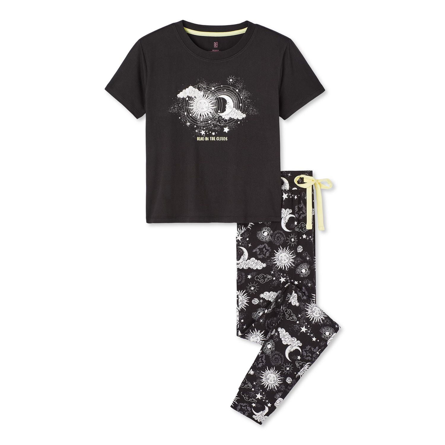 No Boundaries Women's Pajama 2-Piece Set