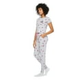 thumbnail image 2 of No Boundaries Women's Pajama 2-Piece Set, 2 of 6