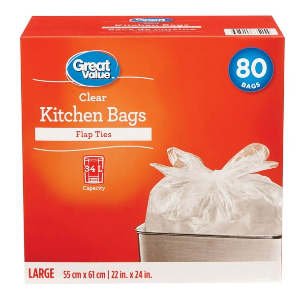Great Value Clear Kitchen Bags Walmart.ca