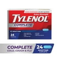 thumbnail image 1 of Tylenol Extra Strength Complete Cold, Cough & Flu Relief Night , 24 Caplets, 1 of 8
