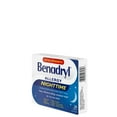 thumbnail image 4 of Benadryl Extra Strength Allergy Medicine Nighttime, 50 mg, 24 Count, 4 of 6