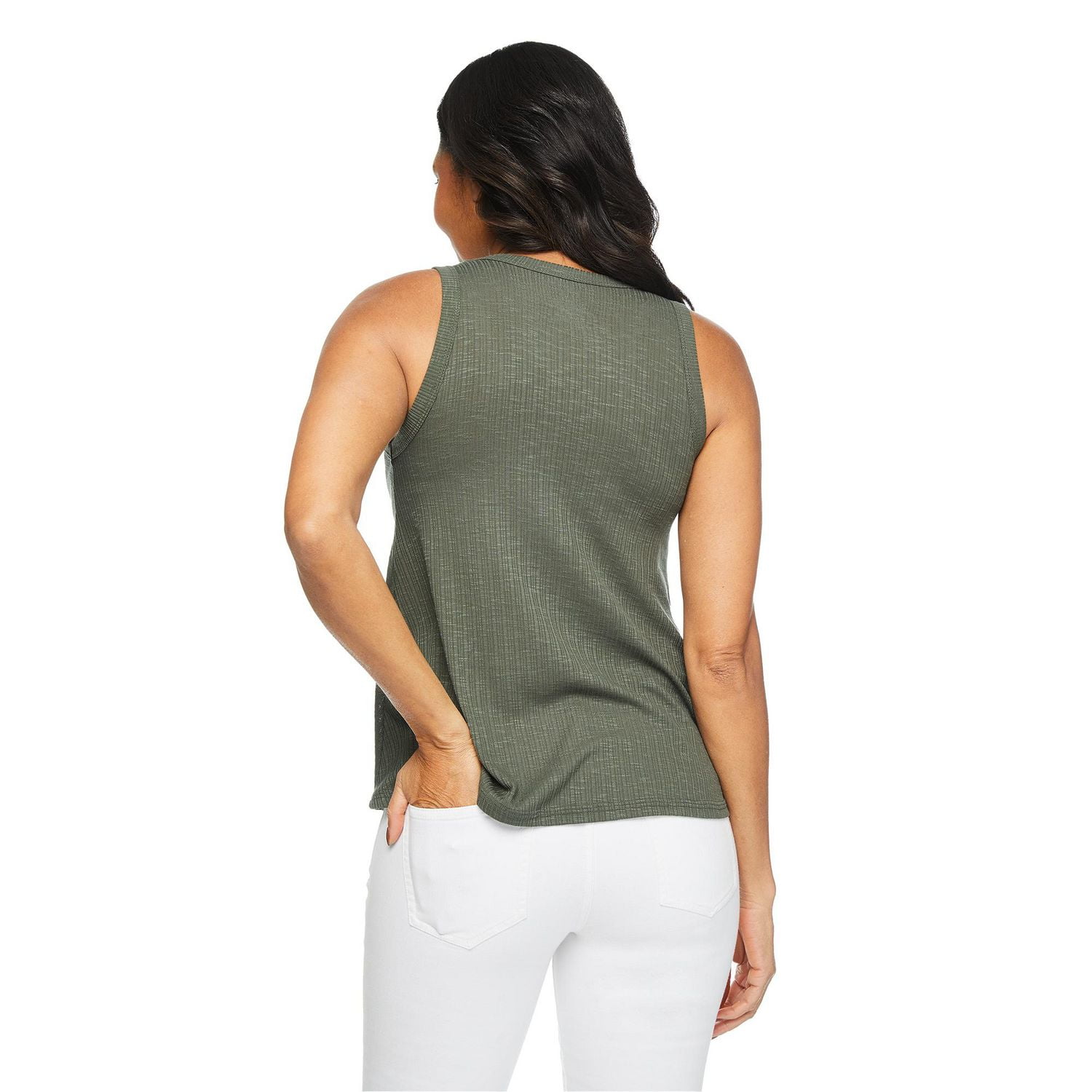 Iyla Women's Drapey V-Neckline Tank