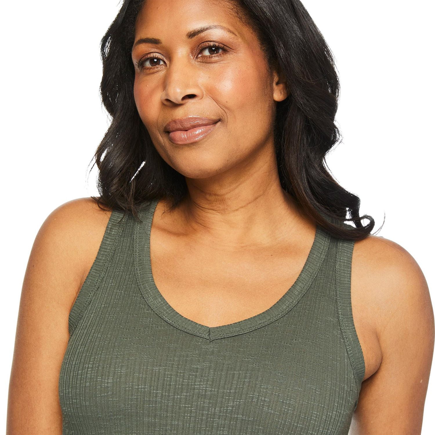 Iyla Women's Drapey V-Neckline Tank