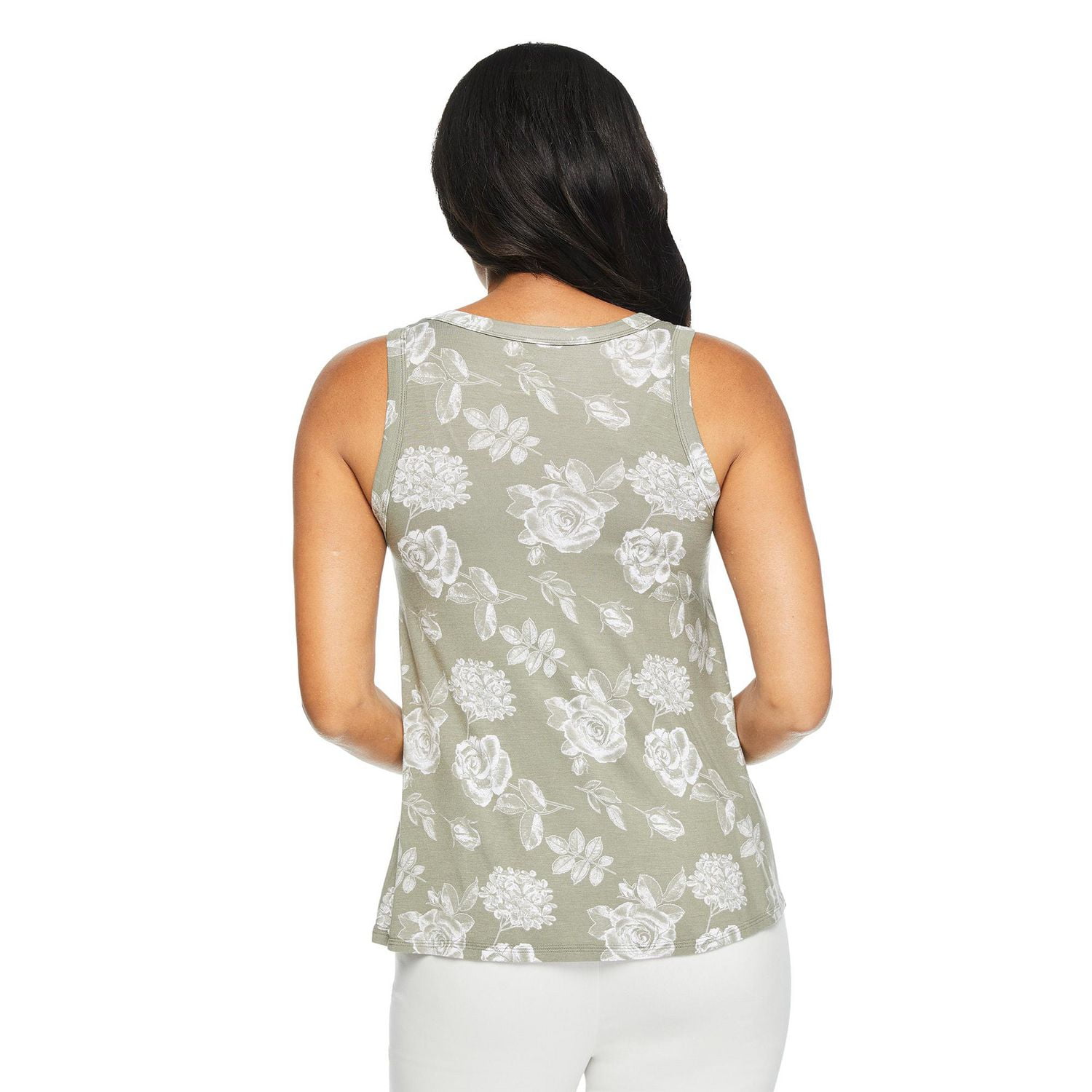 Iyla Women's Drapey V-Neckline Tank