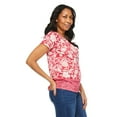 thumbnail image 2 of Iyla Women's Burnout Peasant Top, 2 of 6