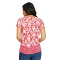 thumbnail image 3 of Iyla Women's Burnout Peasant Top, 3 of 6
