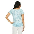 thumbnail image 3 of Iyla Women's Burnout Peasant Top, 3 of 6