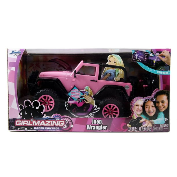 Jeep “Girlmazing” radiocommandée (échelle 1/16) - couleur rose