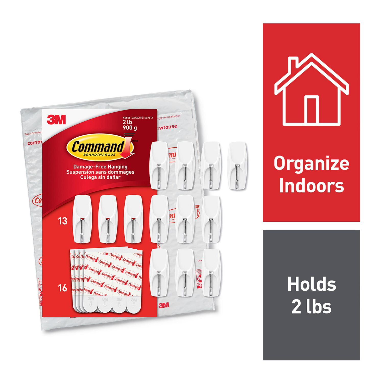 Command(TM) Brand® Medium Wire Hook Value Pack 17065-13NA 