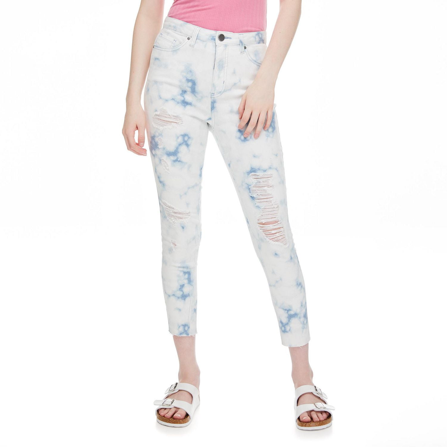 No Boundaries Women's High-Rise Mom Jean