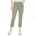 thumbnail image 1 of No Boundaries Women's Slim Crop Straight Pant, 1 of 6