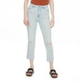 thumbnail image 1 of No Boundaries Women's Slim Crop Straight Pant, 1 of 6