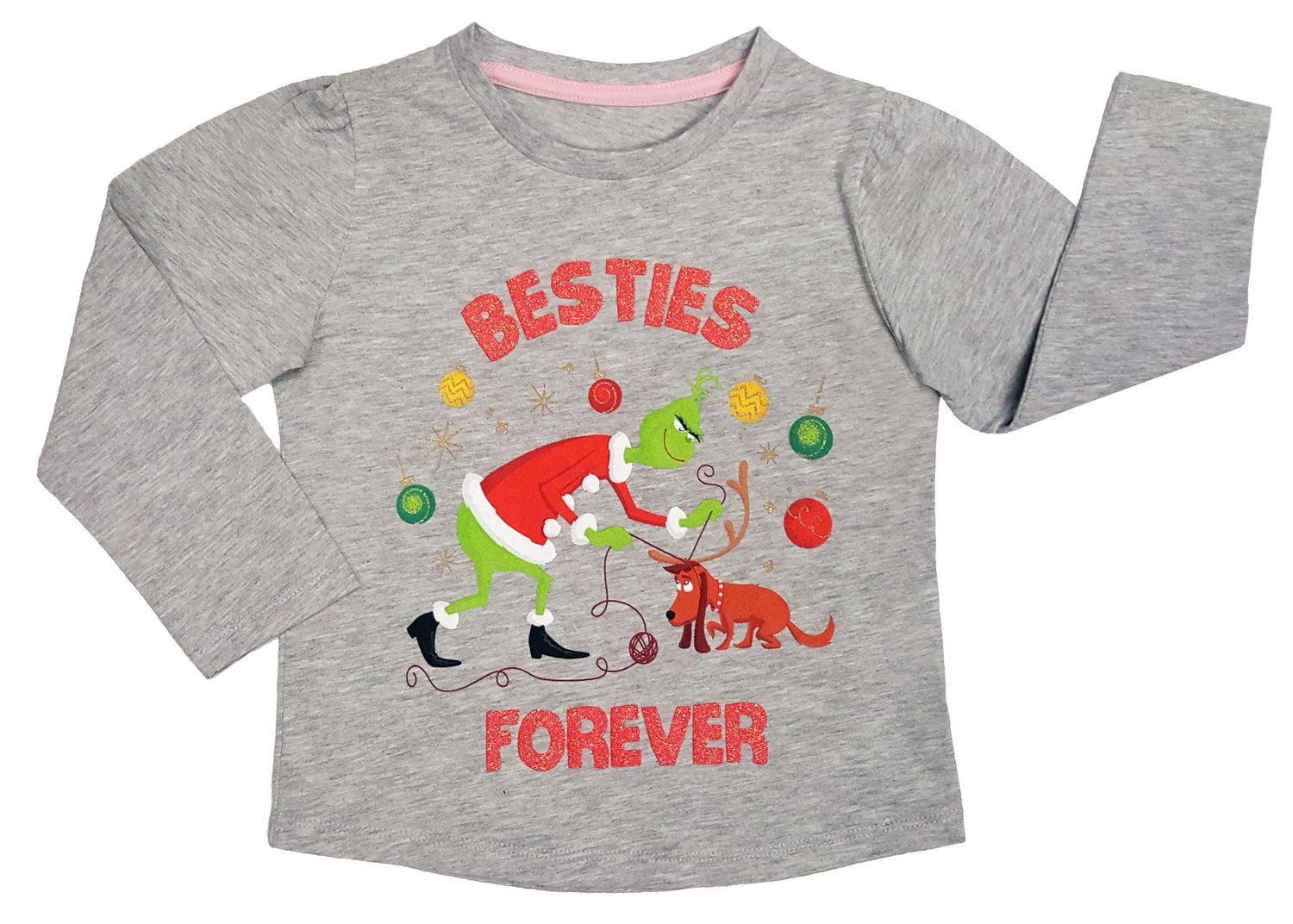 The Grinch Toddler Girls Long Sleeve Shirt Walmart